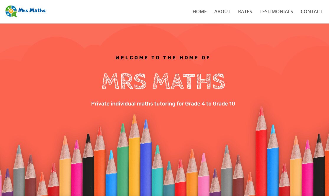 Mrs Maths web